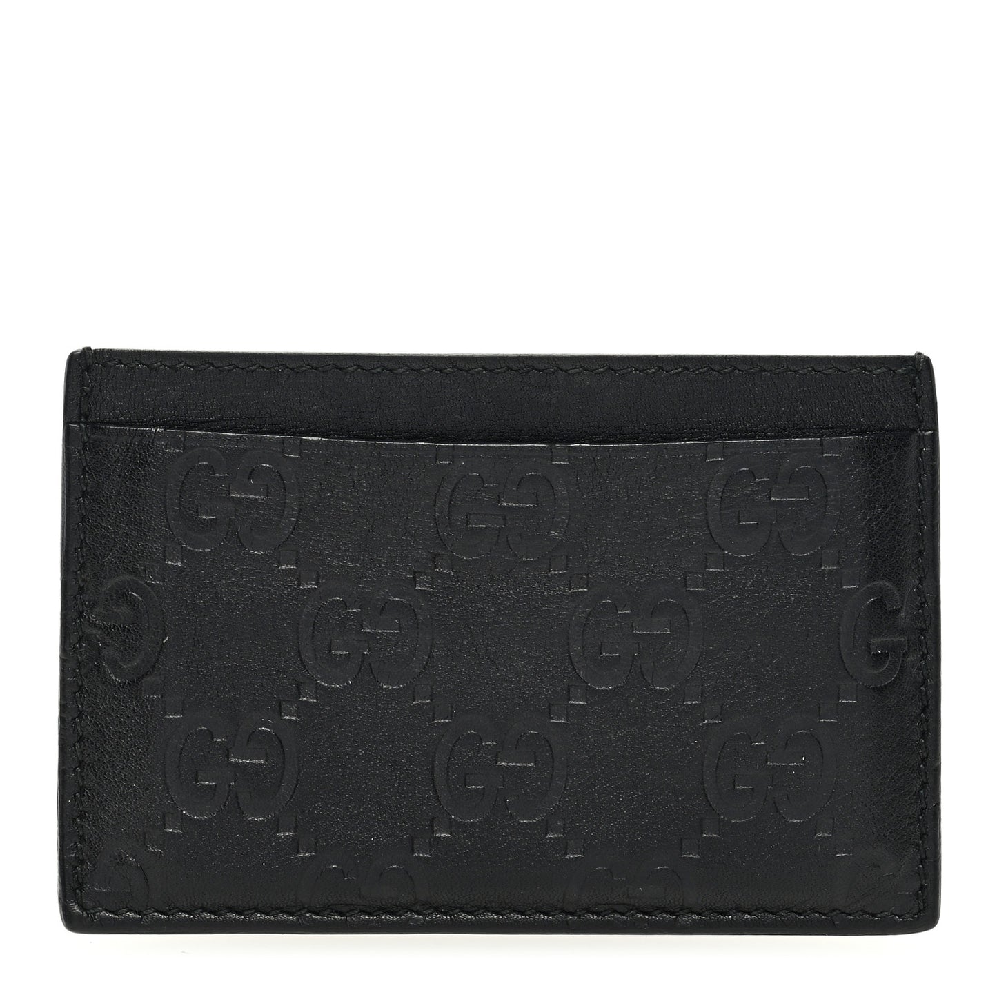 Guccissima Card Holder Black