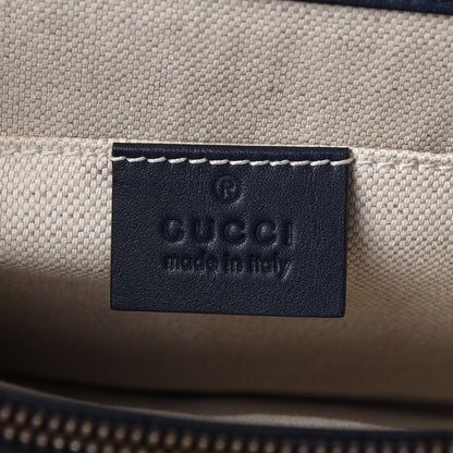 Gucci Moon Calfskin Bamboo Web Medium Dionysus Top Handle Bag Blue Emerald Hibiscus Red 8 of 14
