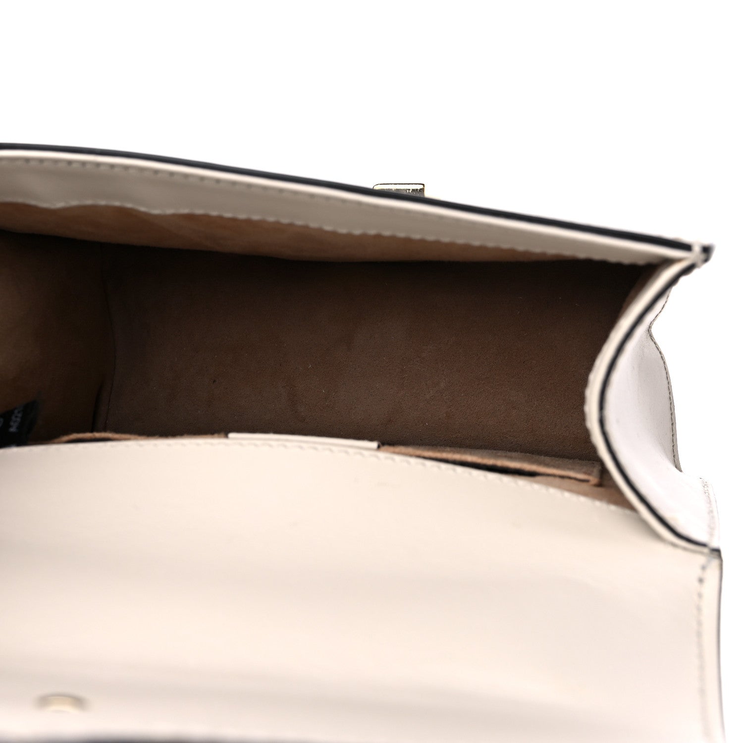 Gucci Calfskin Mini Sylvie Chain Shoulder Bag White 5 of 14