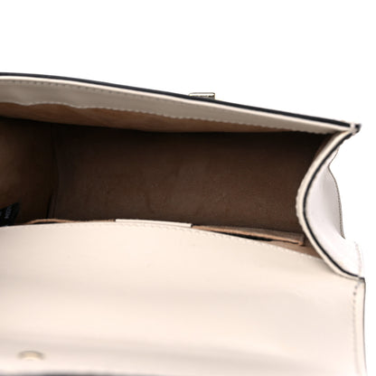 Gucci Calfskin Mini Sylvie Chain Shoulder Bag White 5 of 14