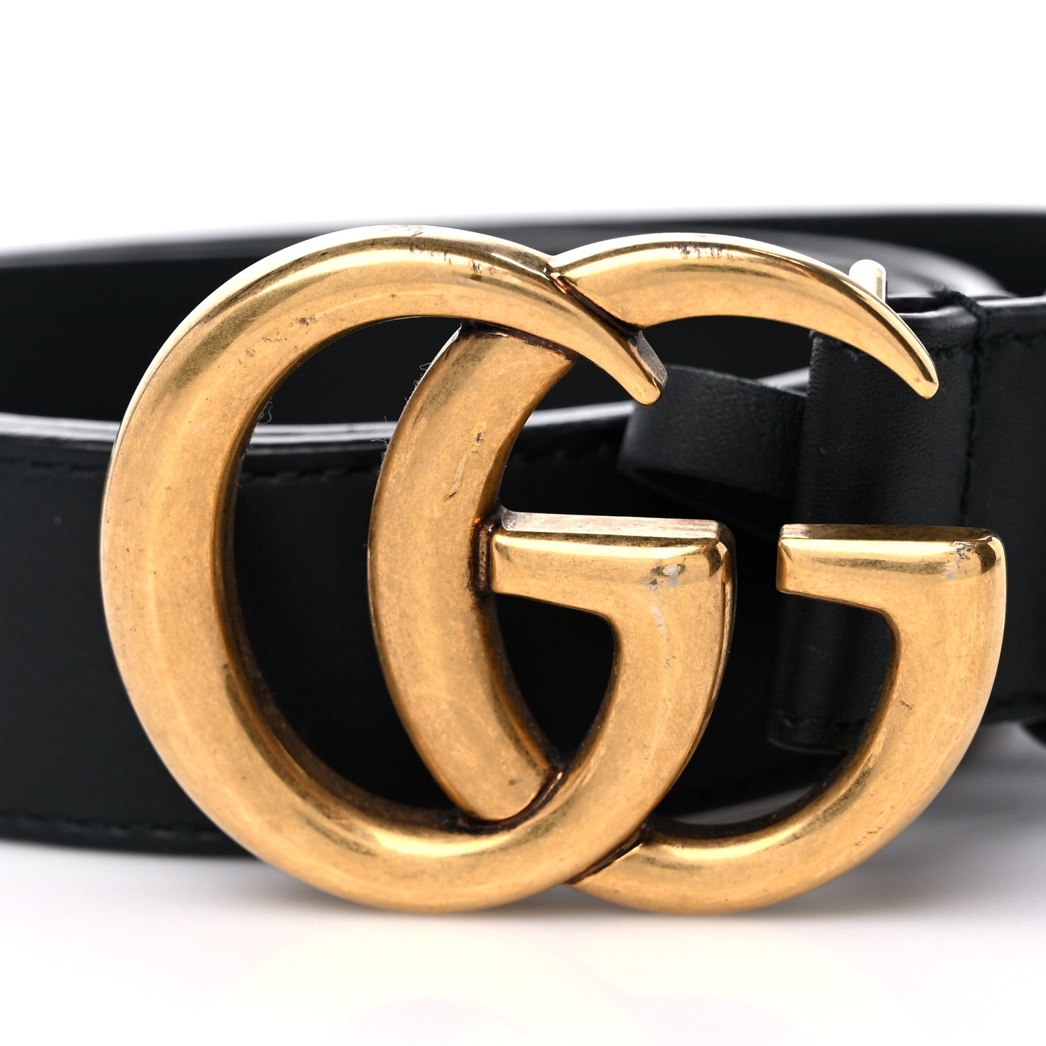 Gucci Calfskin Double G 30mm Belt 85 34 Black 6 of 6