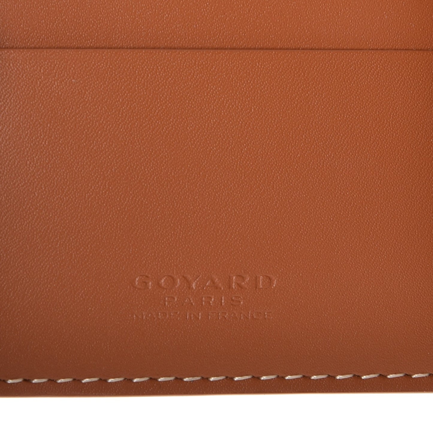 Goyardine Passport Wallet Black Gold