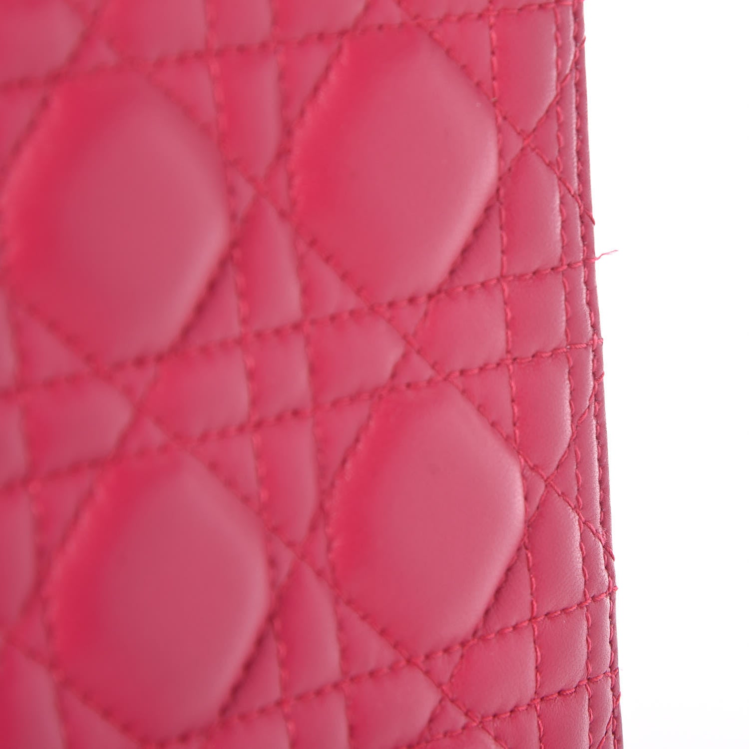 Christian Dior Lambskin Cannage Medium Lady Dior Pink 8 of 10