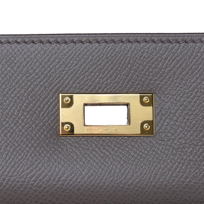 Hermes Epsom Kelly Sellier 28 Etain 15 of 34