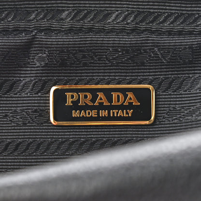 Prada Vitello Daino Wristlet Black 6 of 9