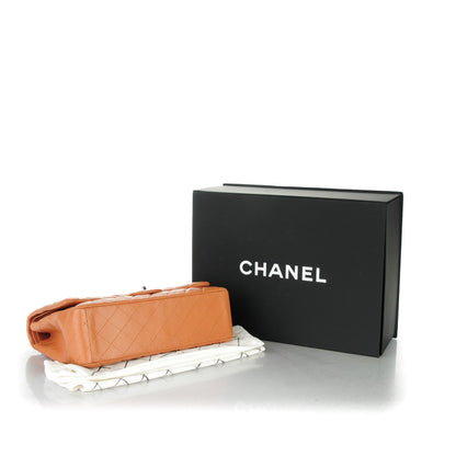 Chanel Caviar Quilted Maxi Double Flap Light Brown 4 of 7