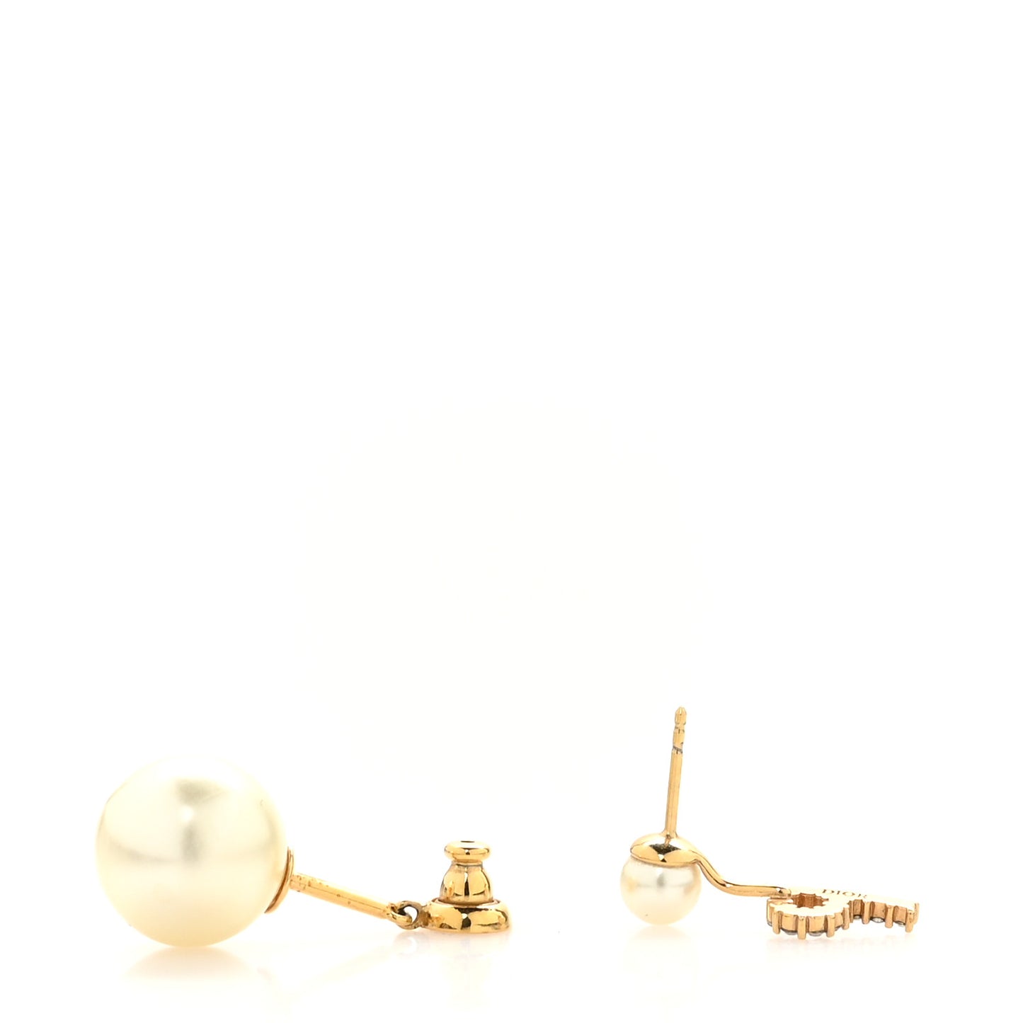 Crystal Pearl My ABCDior P Tribale Earring Gold