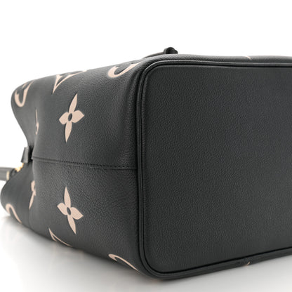 Louis Vuitton Empreinte Monogram Giant Neonoe MM Black Beige 8 of 9