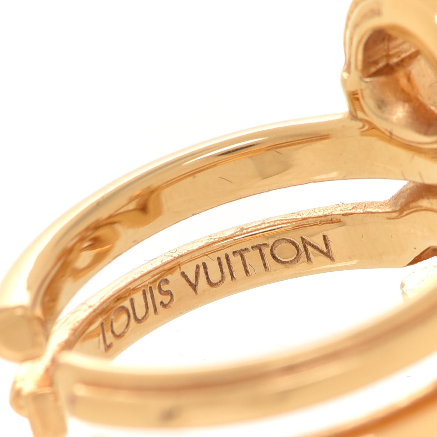 Louis Vuitton LV and Me Love Ring M Gold 4 of 5