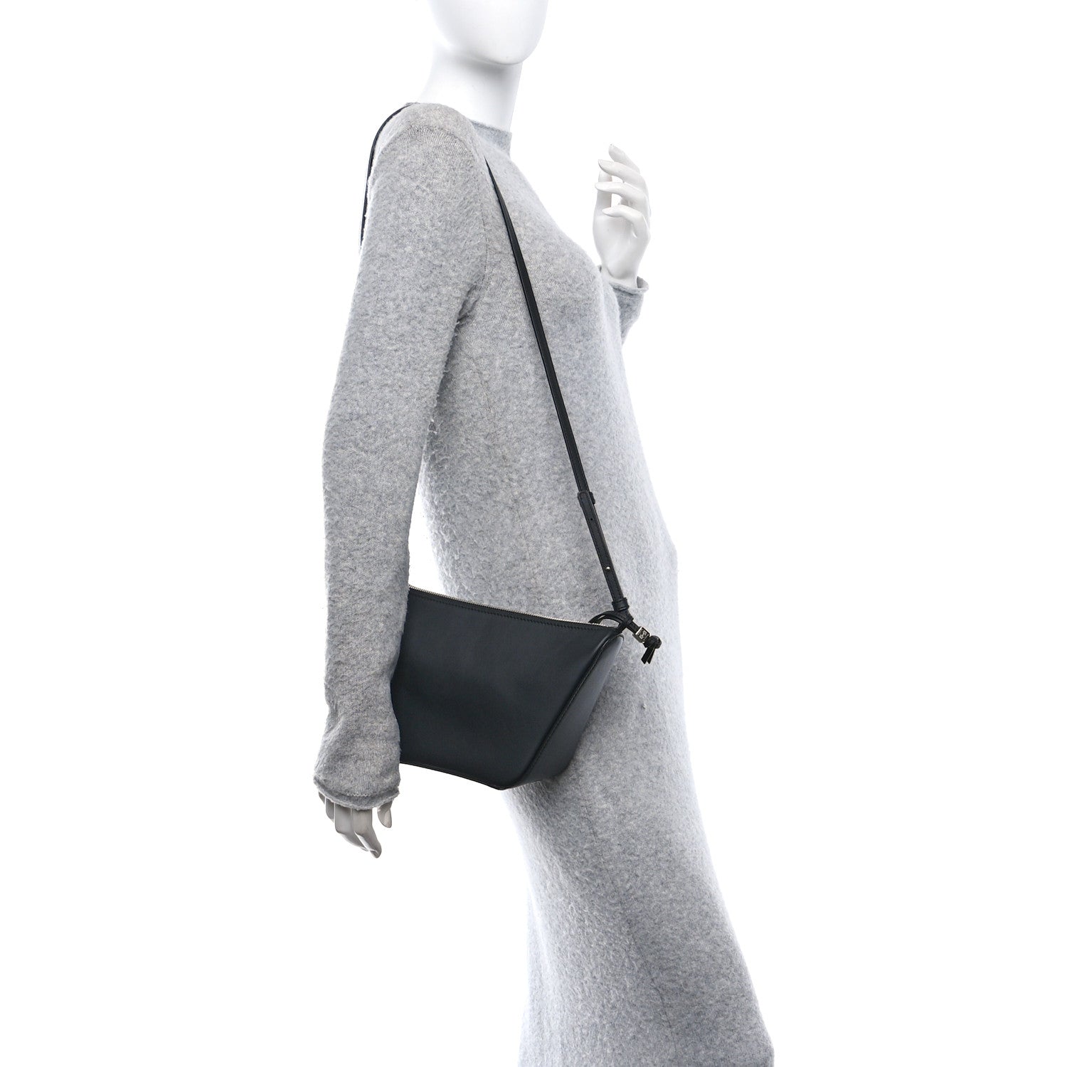 Loewe Calfskin Mini Hammock Hobo Black 2 of 9