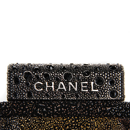 Chanel Stingray Degrade Frame Clutch Dark Gold 9 of 9