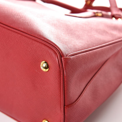 Prada Saffiano Lux Medium Tote Fuoco 13 of 14