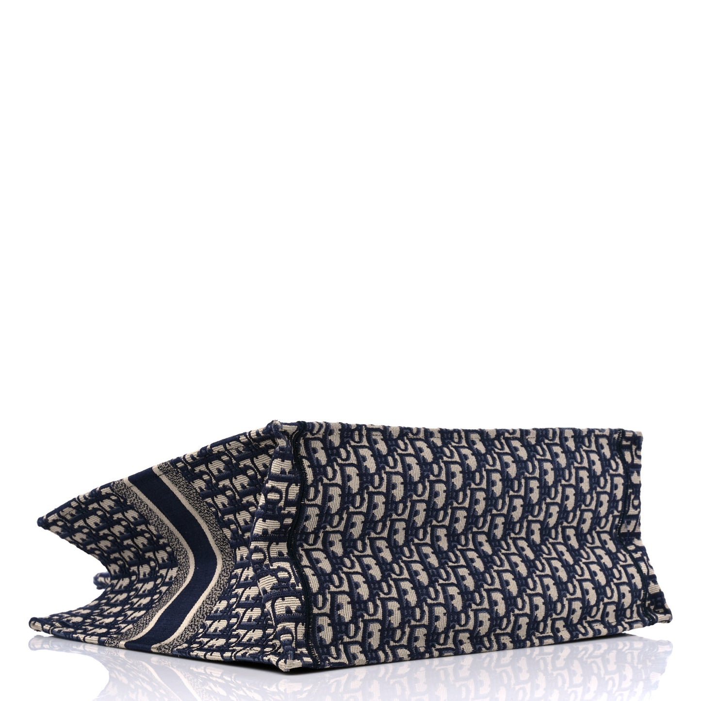 Oblique Large Book Tote Blue Multicolor