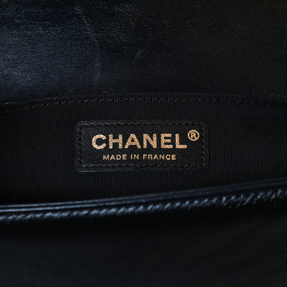Chanel Calfskin Quilted Medium Boy Flap Black 6 of 10