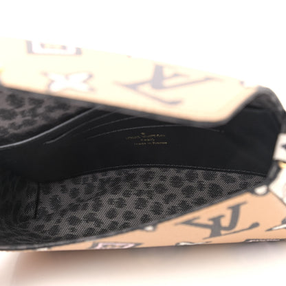 Louis Vuitton Monogram Wild At Heart Felicie Strap & Go Arizona Creme 5 of 8
