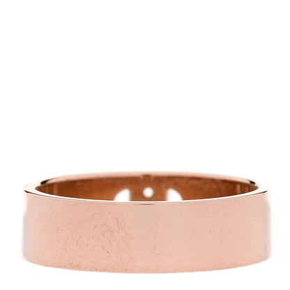 Hermes 18K Rose Gold Diamond PM H D'Ancre Ring 54 7 3 of 5