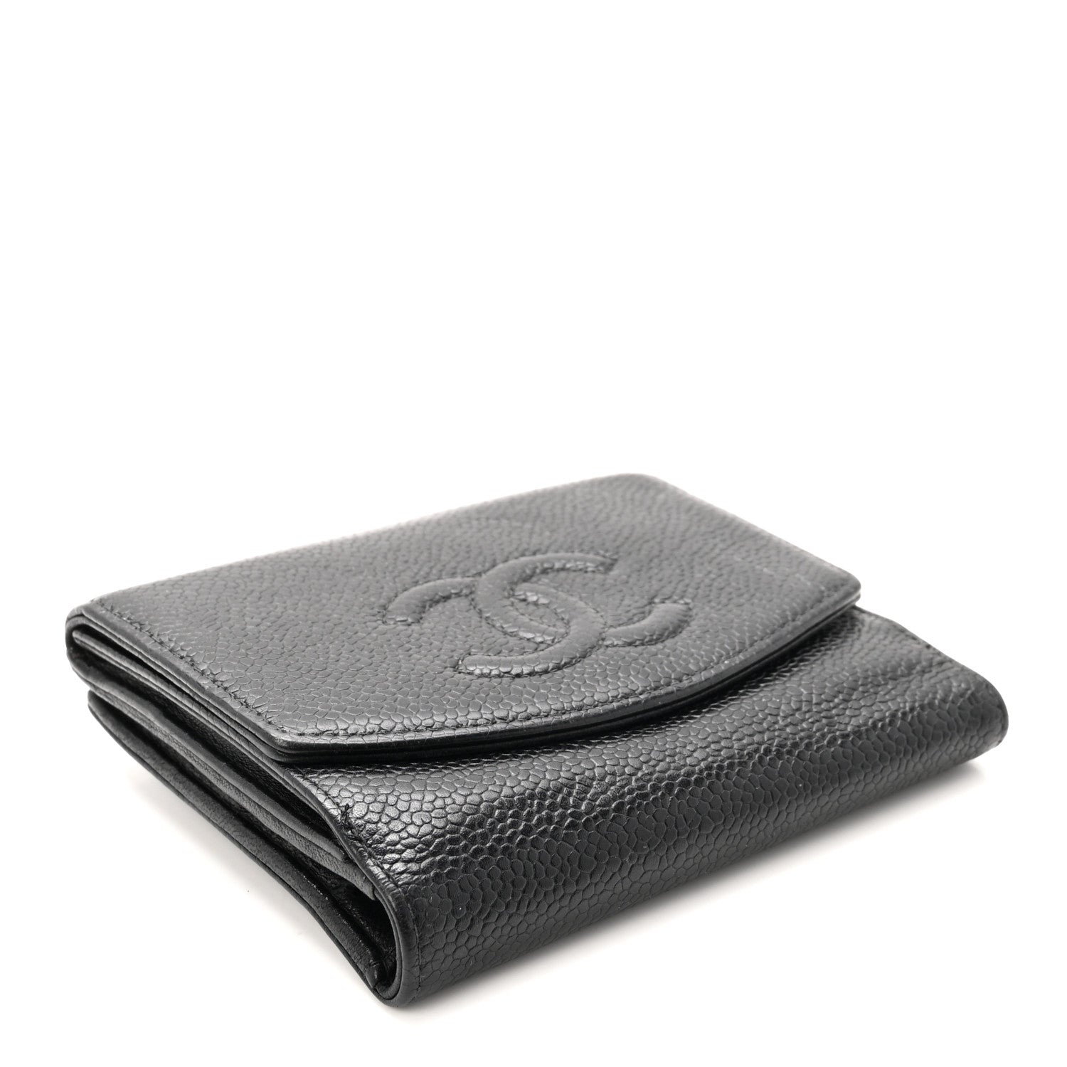 Chanel Caviar Timeless CC Flap Wallet Black 4 of 8