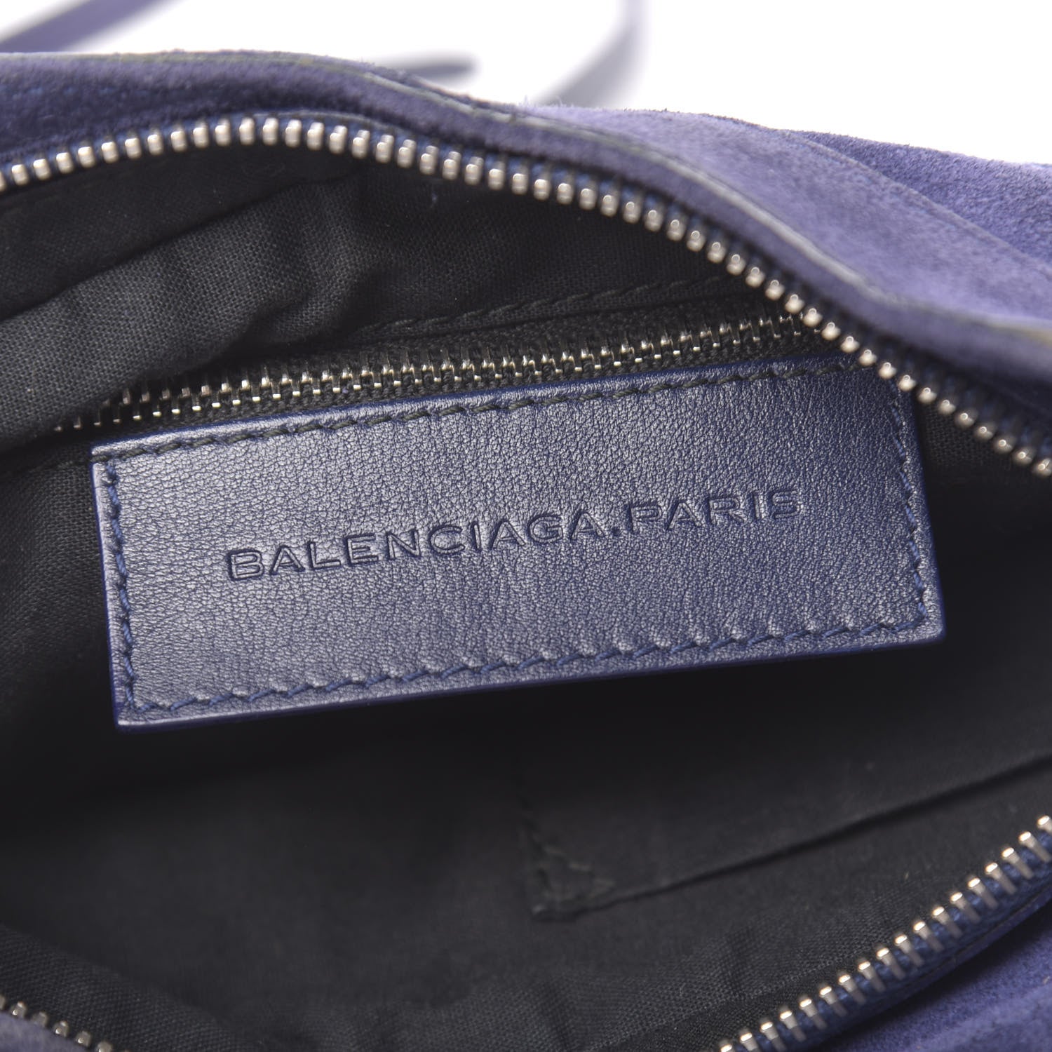 Balenciaga Baby Daim Suede Classic Hardware Hip Bleu Nuit 6 of 11