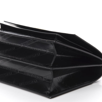 Balenciaga Calfskin Losange Monogram Embossed Medium Sharp Top Handle Bag Black 7 of 10