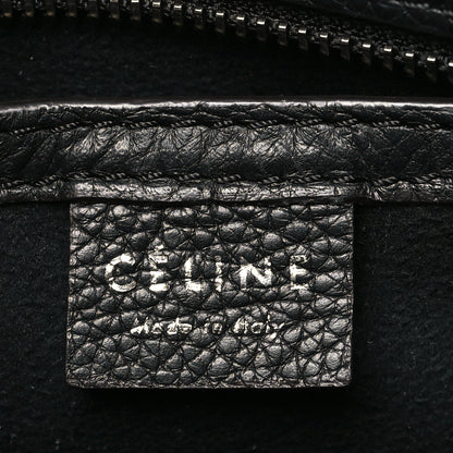 Celine Pebbled Calfskin Nano Luggage Black 6 of 9