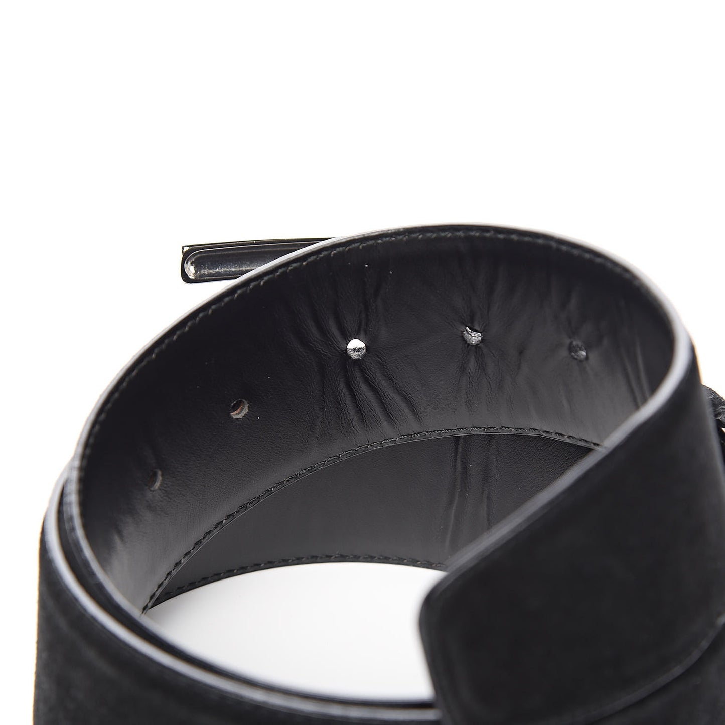 Suede G Logo Belt 80 32 Black