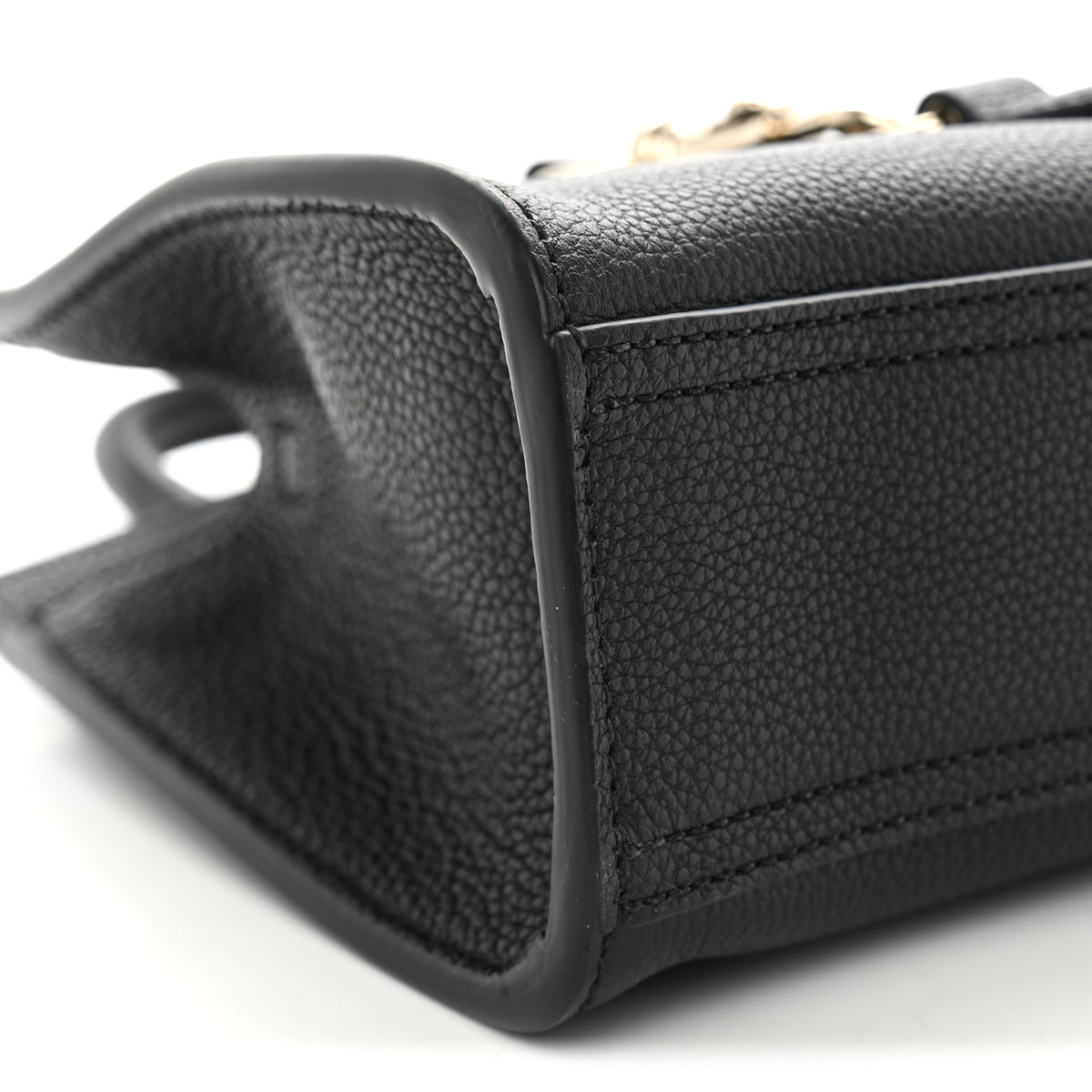 Pebbled Calfskin Small Jackie Tote Black