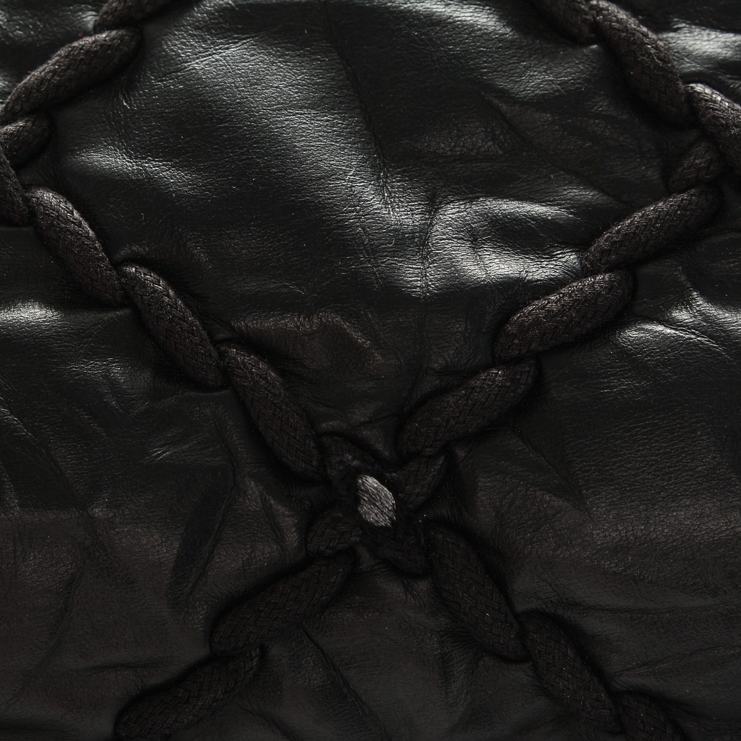 Calfskin Ultra Stitch Bowler Black