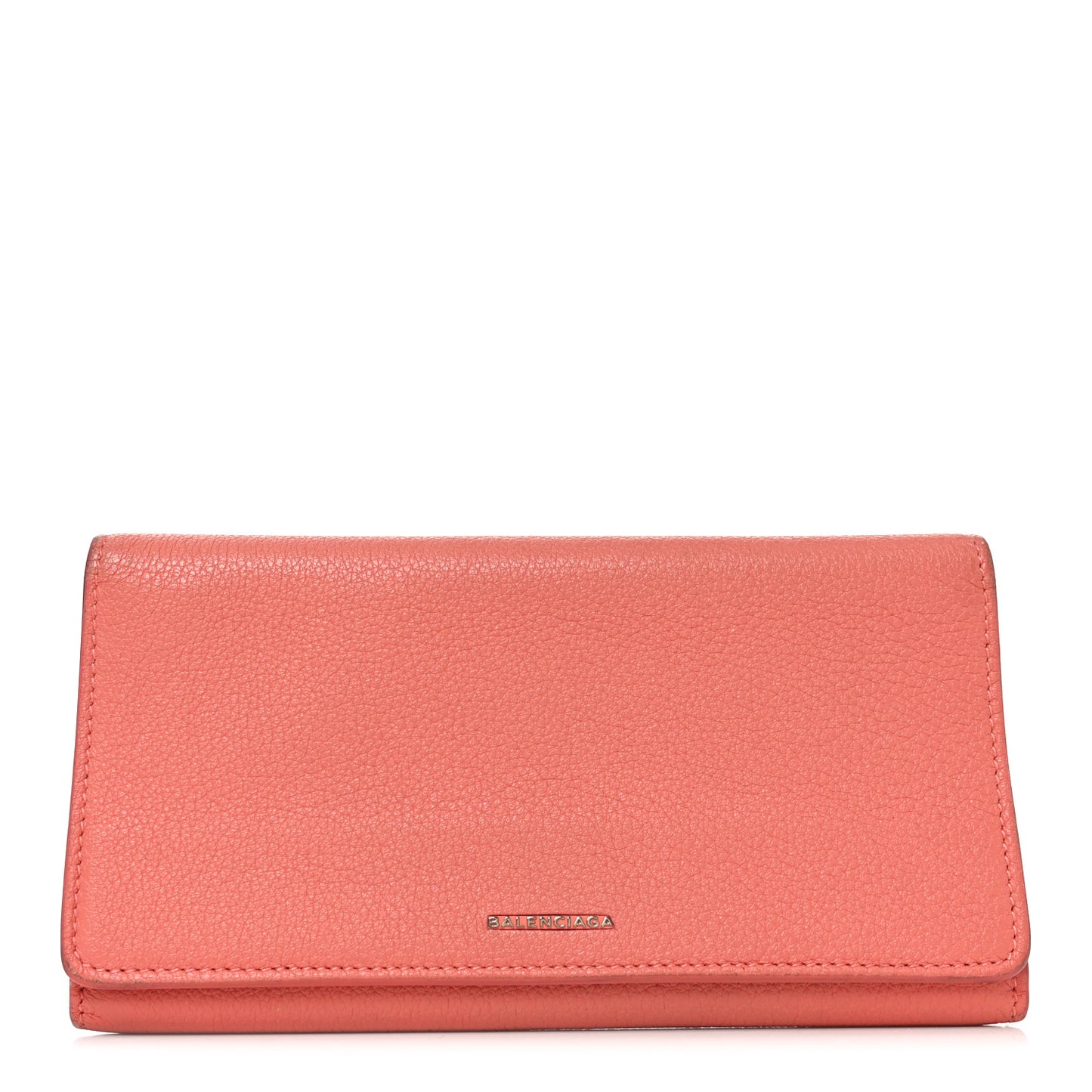 Grained Calfskin Essential Money Wallet Rose Jaipur