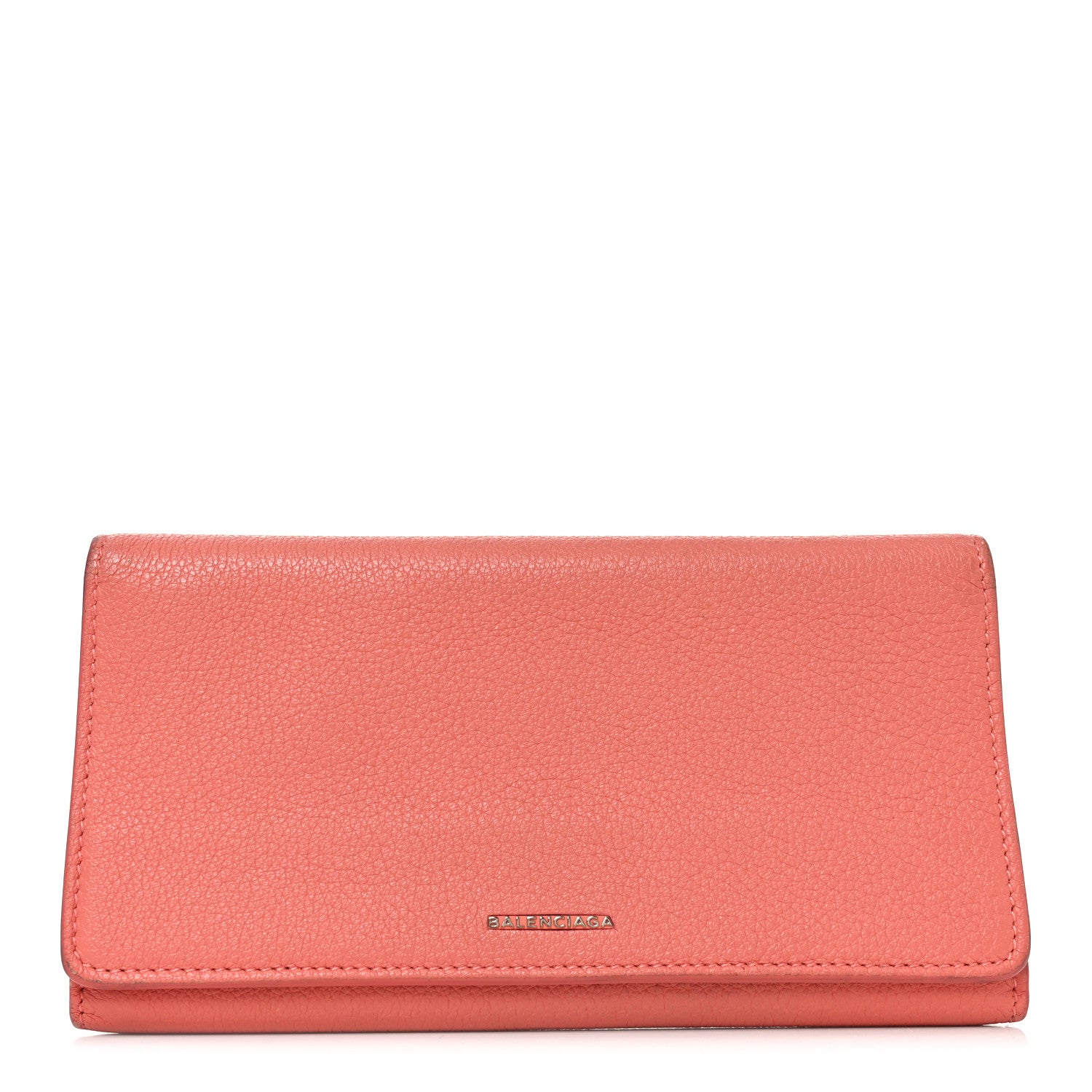 Balenciaga Grained Calfskin Essential Money Wallet Rose Jaipur 1 of 7