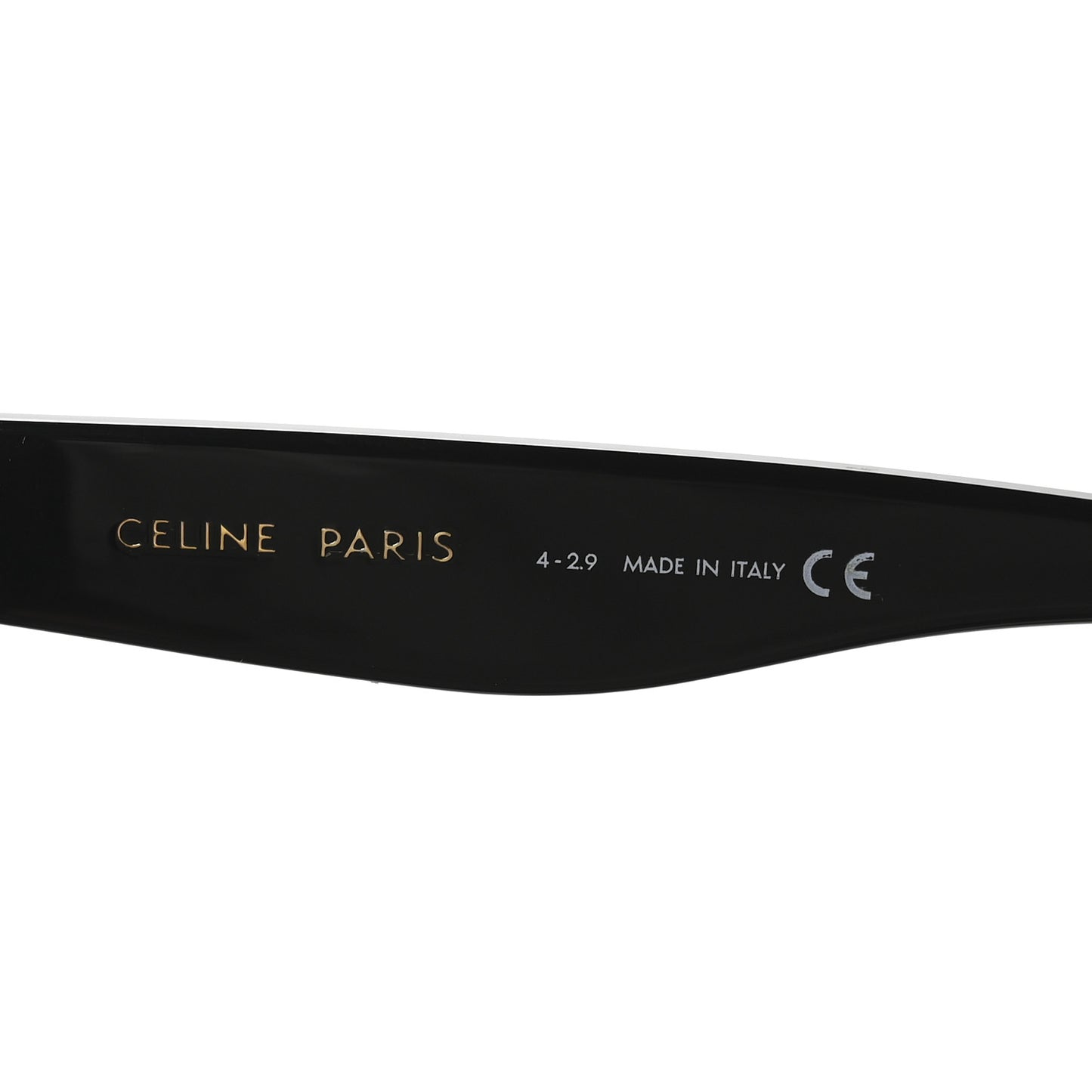 Oversized Round Sunglasses CL4005FN Black