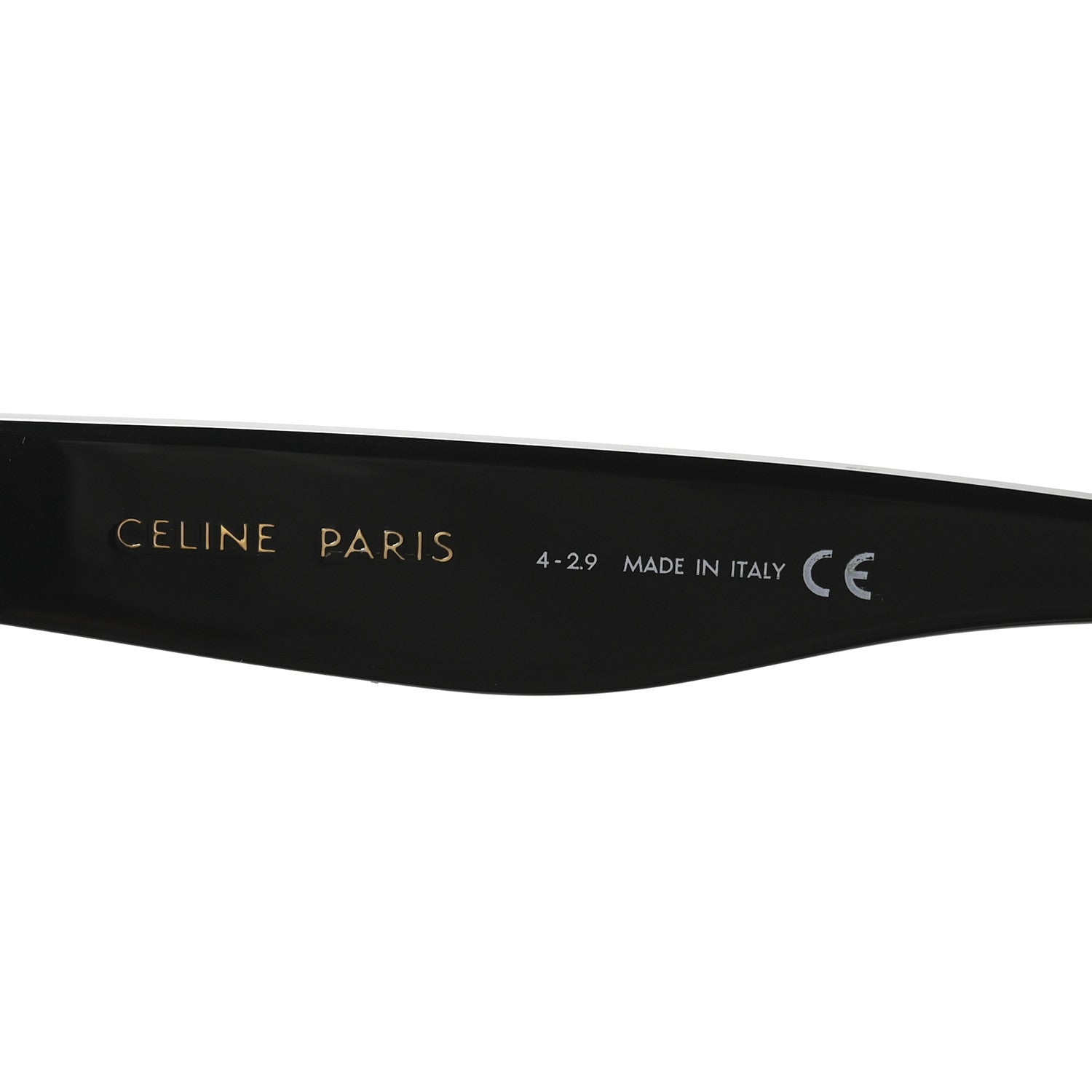 Celine Oversized Round Sunglasses CL4005FN Black 7 of 8