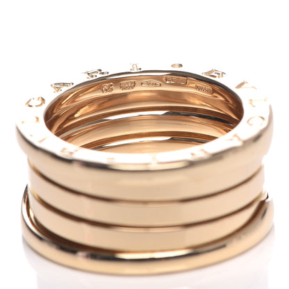 Bulgari 18K Yellow Gold B.Zero1 Four-Band Ring 54 6.75 5 of 6