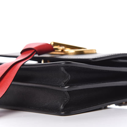 Valentino Garavani Smooth Calfskin Mini VRing Crossbody Bag Black 8 of 8