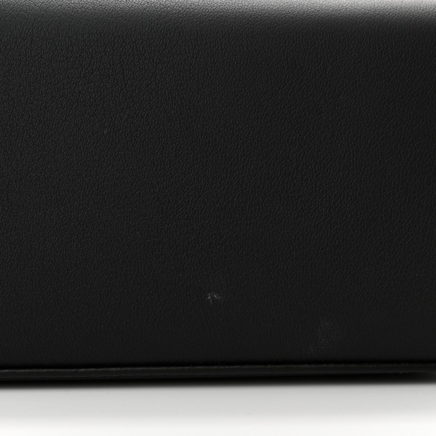 Calfskin Mini Puzzle Edge Bag Warm Desert Black