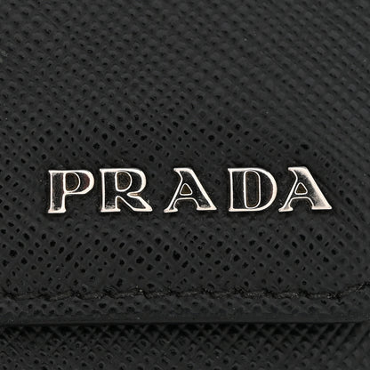 Prada Saffiano Card Holder Black 10 of 12