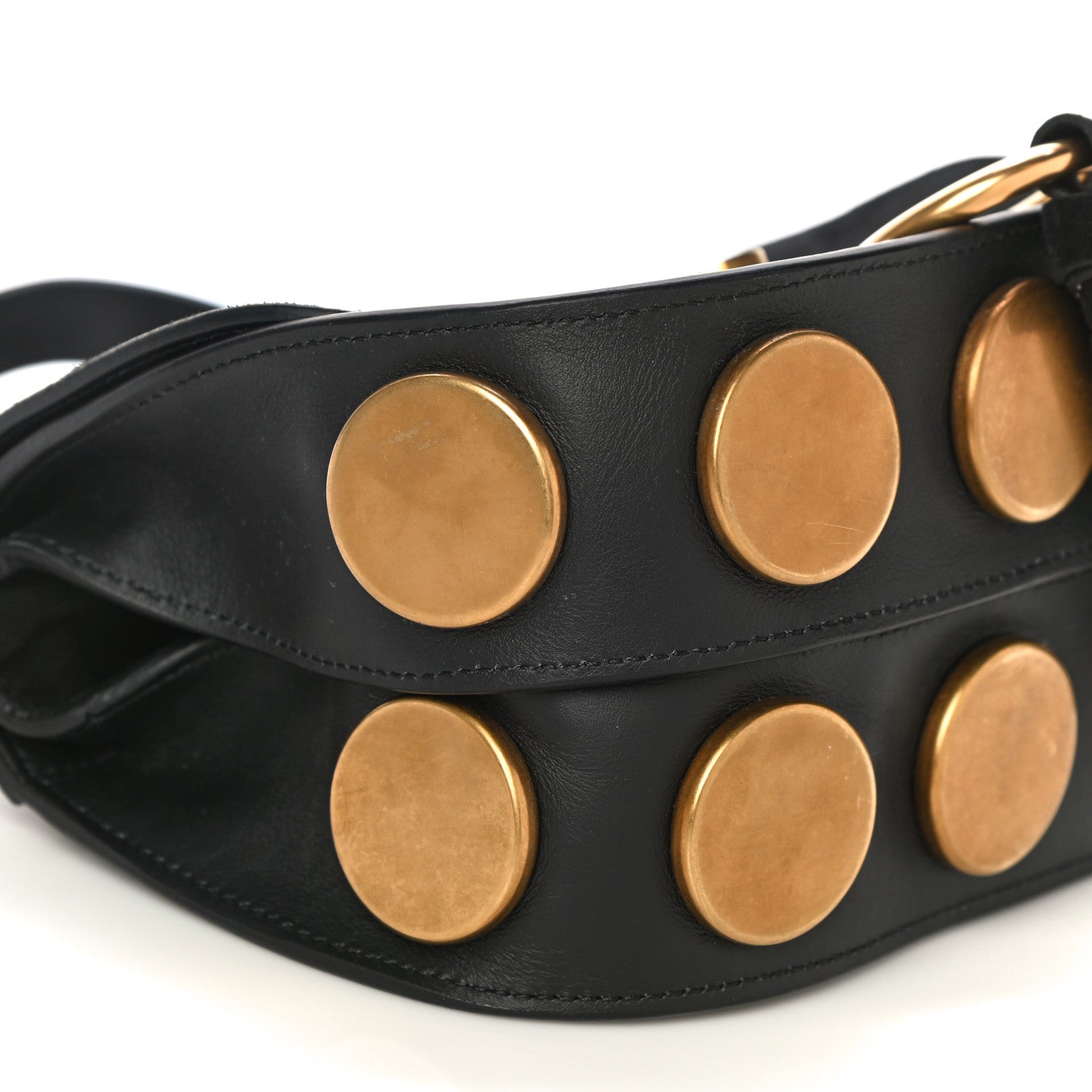 Chloe Suede Smooth Calfskin Mini Kurtis Shoulder Bag Classic Black 9 of 13