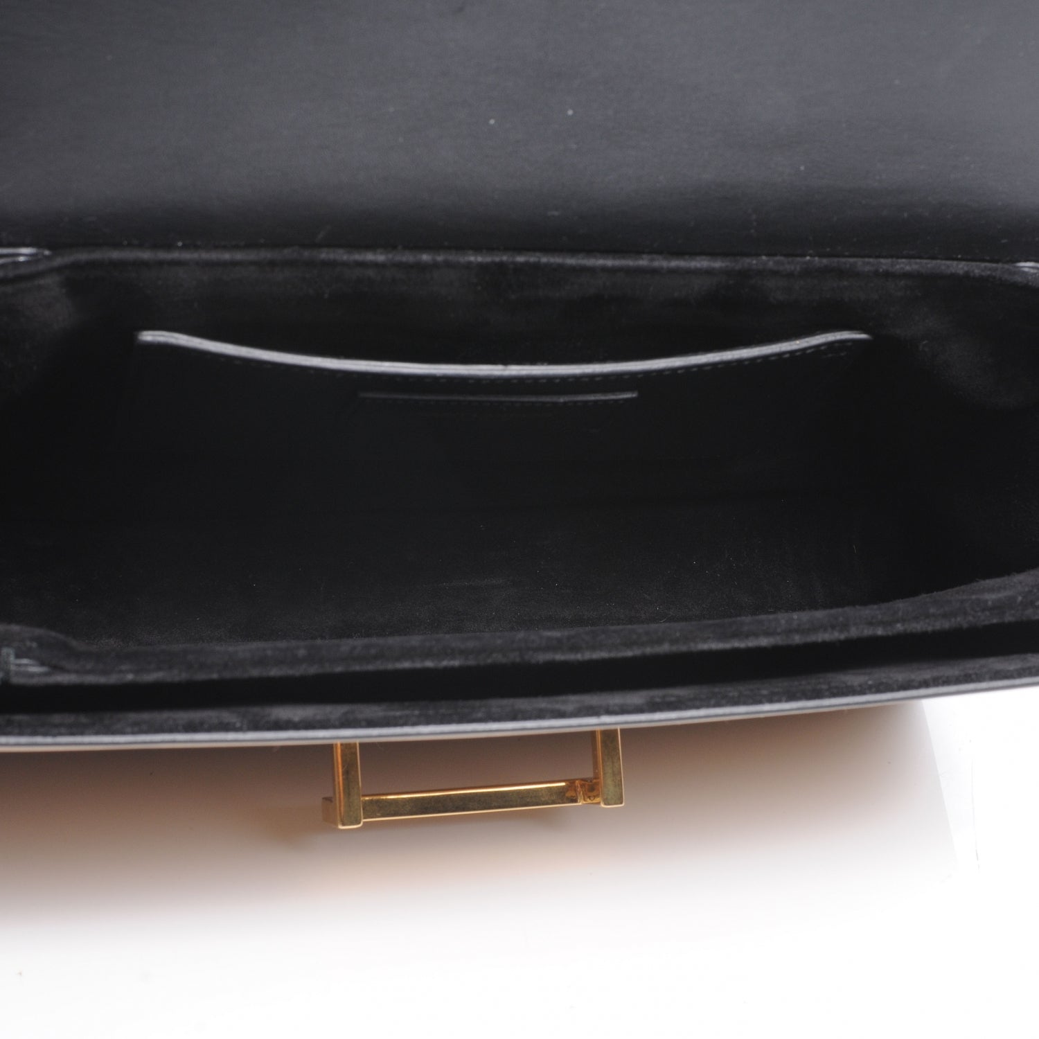 Saint Laurent Leather Medium Bi-Color Lulu Satchel Beige Black 5 of 8