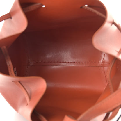 Mansur Gavriel Calfskin Mini Bucket Bag Saddle 5 of 10