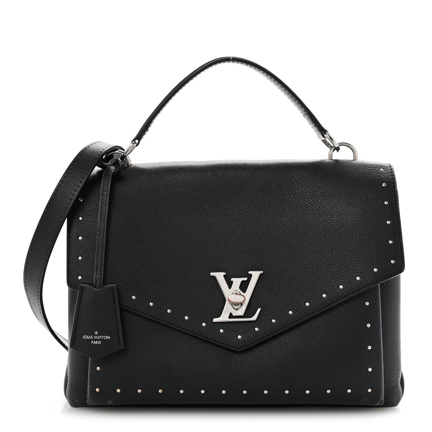 Louis Vuitton Soft Calfskin My Lockme Studs Black 1 of 17