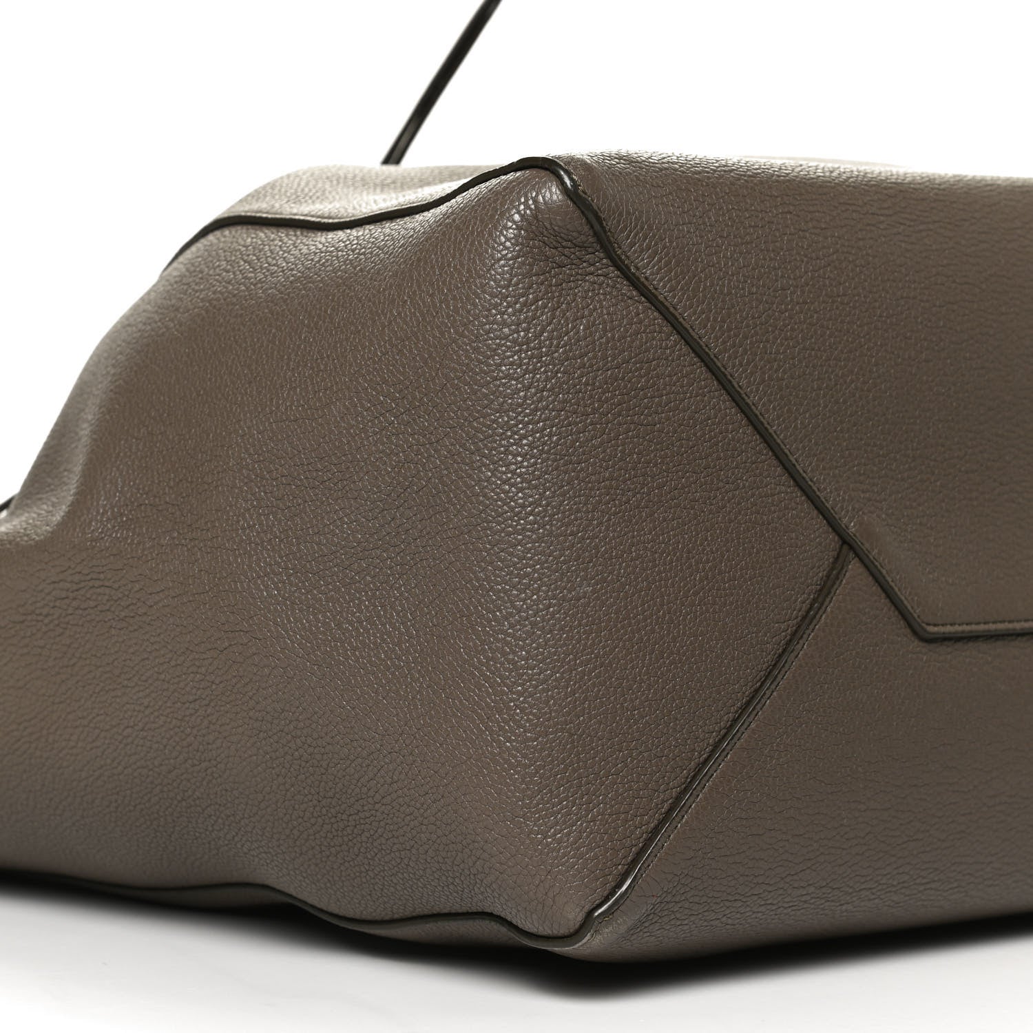 Celine Soft Grained Calfskin Small Belt Cabas Phantom Taupe 10 of 13