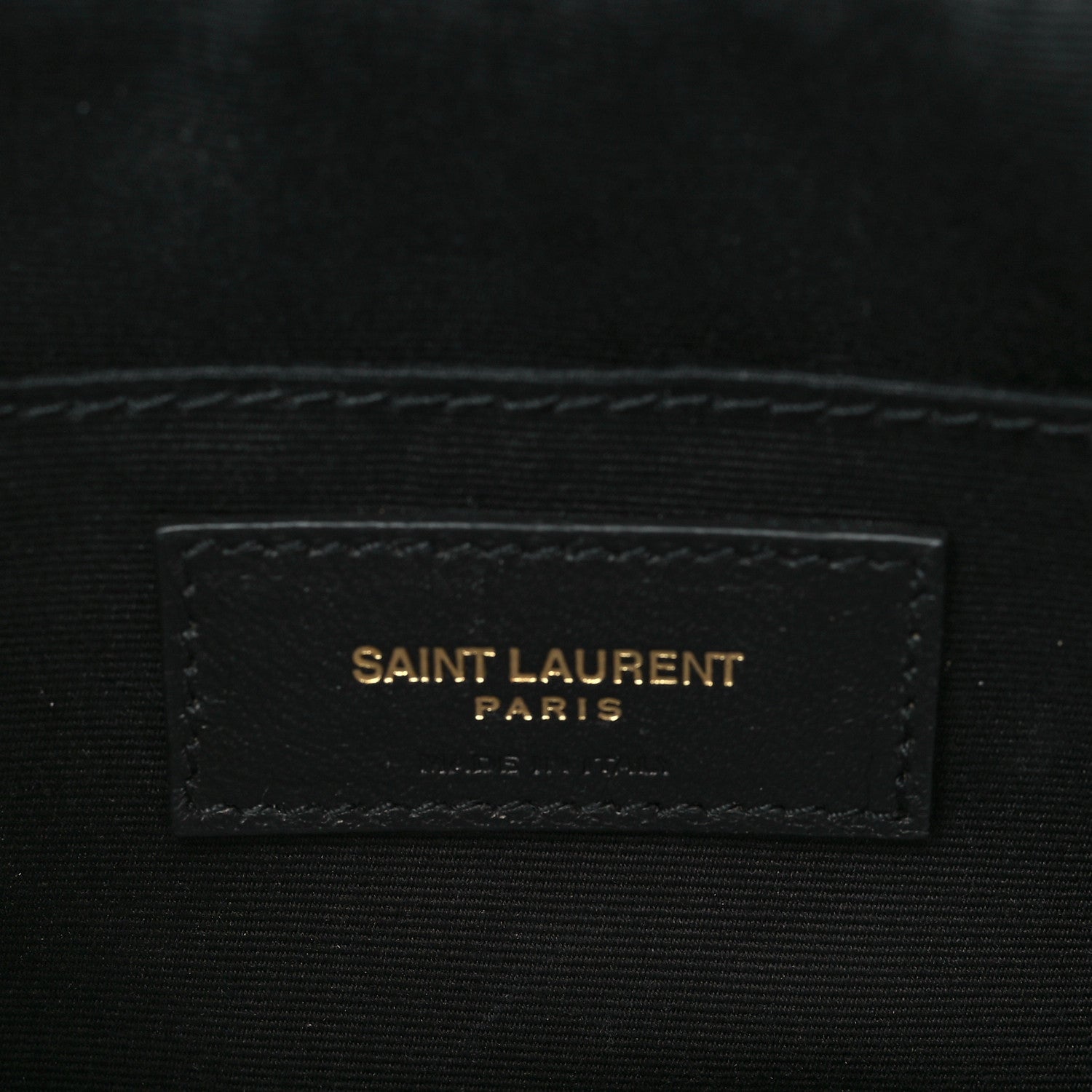 Saint Laurent Calfskin Matelasse Monogram Lou Camera Bag Black 6 of 6