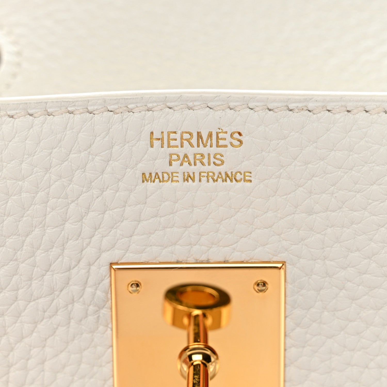Hermes Togo Birkin 30 White 6 of 12