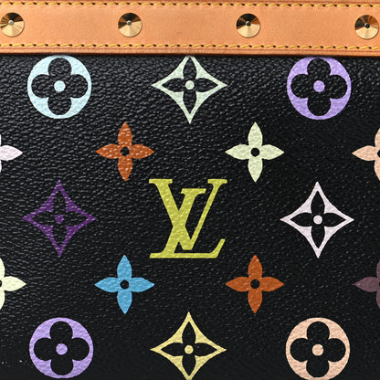 Louis Vuitton Monogram Multicolor Pochette Accessories Black 7 of 9