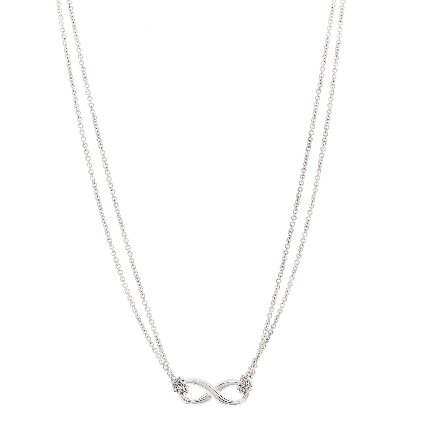 Sterling Silver Infinity Pendant Necklace