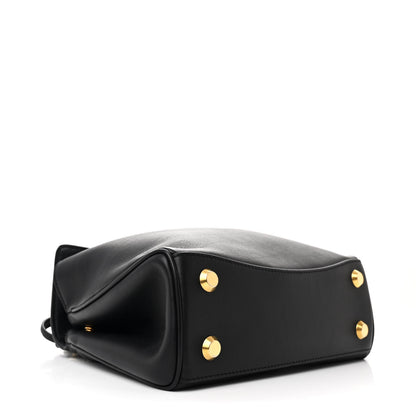 Balenciaga Natural Smooth Calfskin Mini Rodeo Top Handle Handbag Black 4 of 12