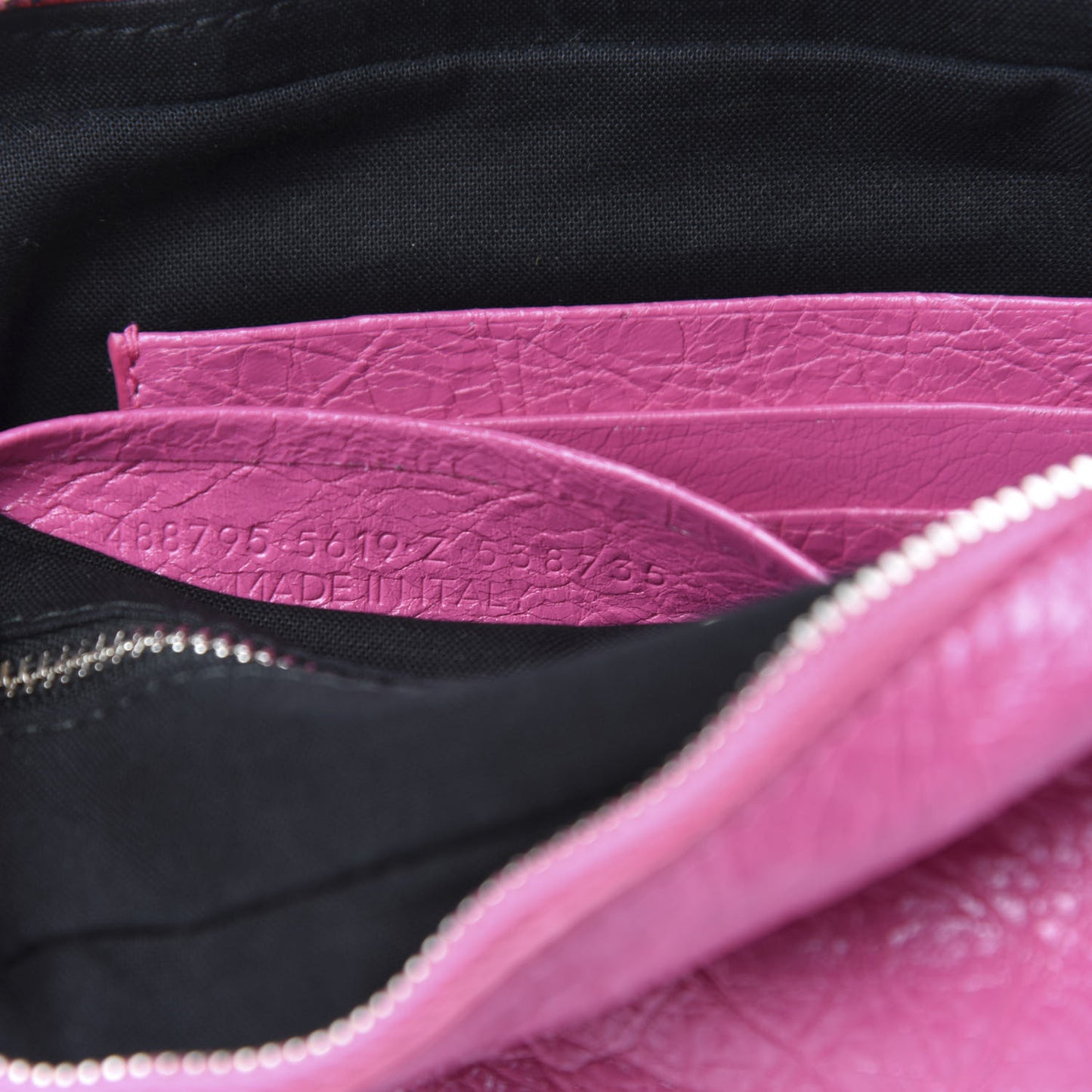 Agneau Arena Classic Silver Hardware XS Reporter Crossbody Rose Flamingo