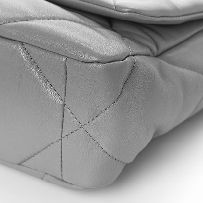 Chanel Lambskin Quilted Medium Chanel 19 Flap Grey 8 of 8