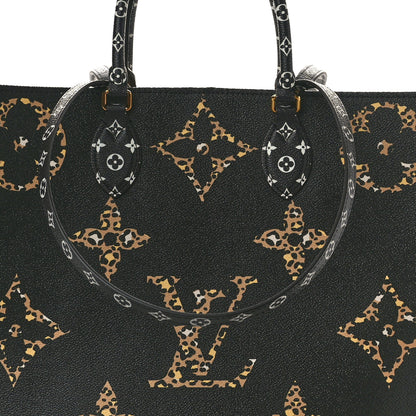 Louis Vuitton Monogram Giant Jungle Onthego GM Black 7 of 9