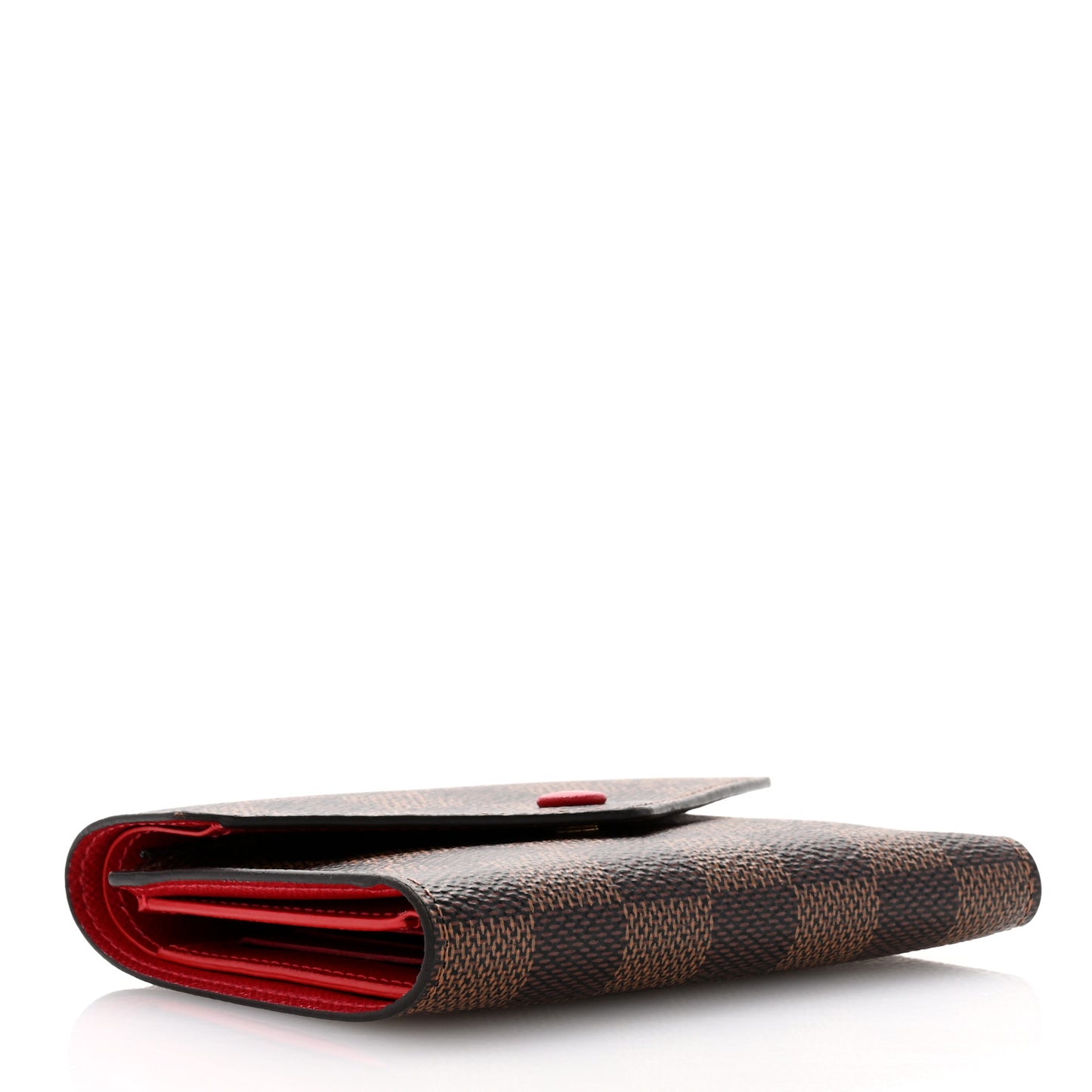 Damier Ebene Victorine Wallet Cherry