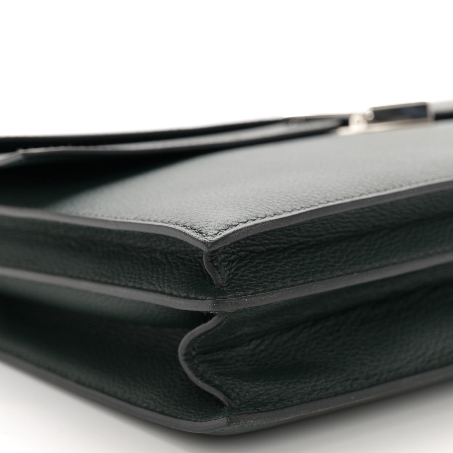 Hermes Evercolor Fortunio Clutch Vert Anglais 10 of 11